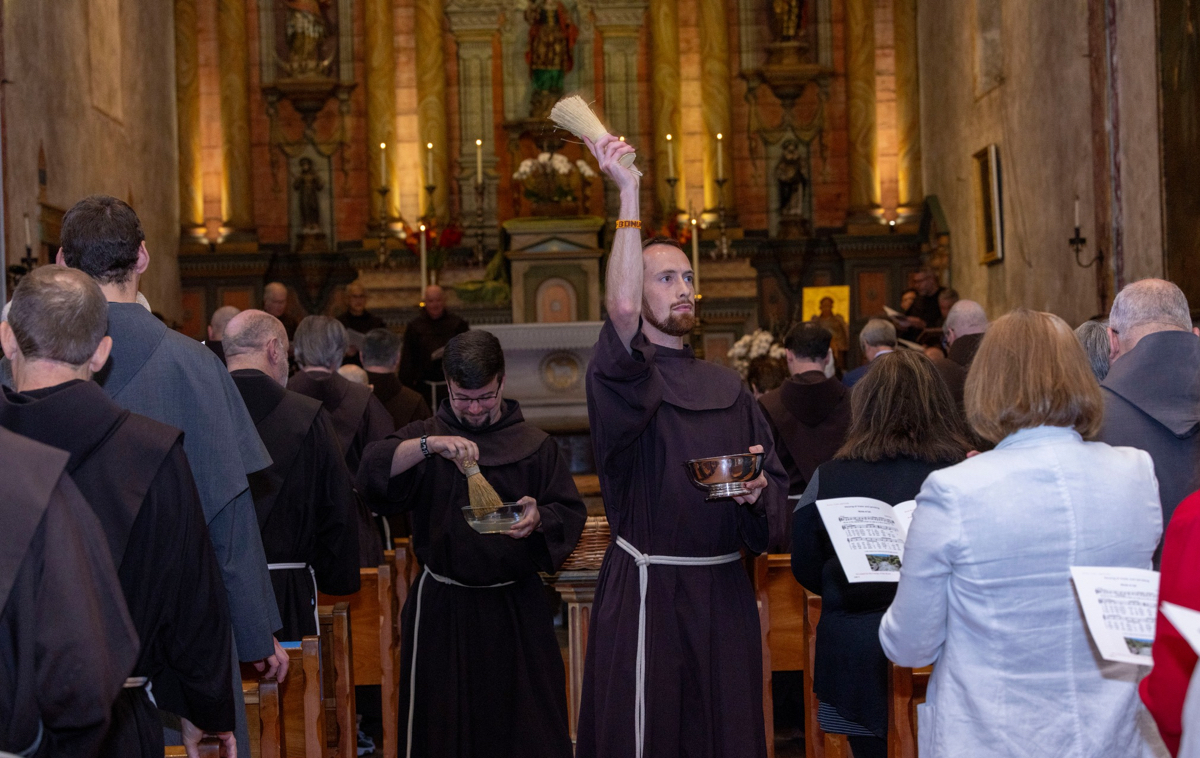 Two Men Profess Their First Vows As Franciscans