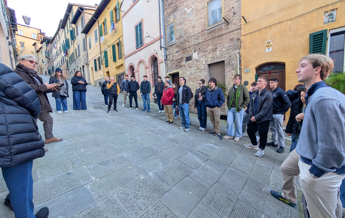Students got to experience&nbsp;a number of&nbsp;cities in Italy associated with the birthplace of the Franciscan movement. (Photo courtesy of Siena University)&nbsp;