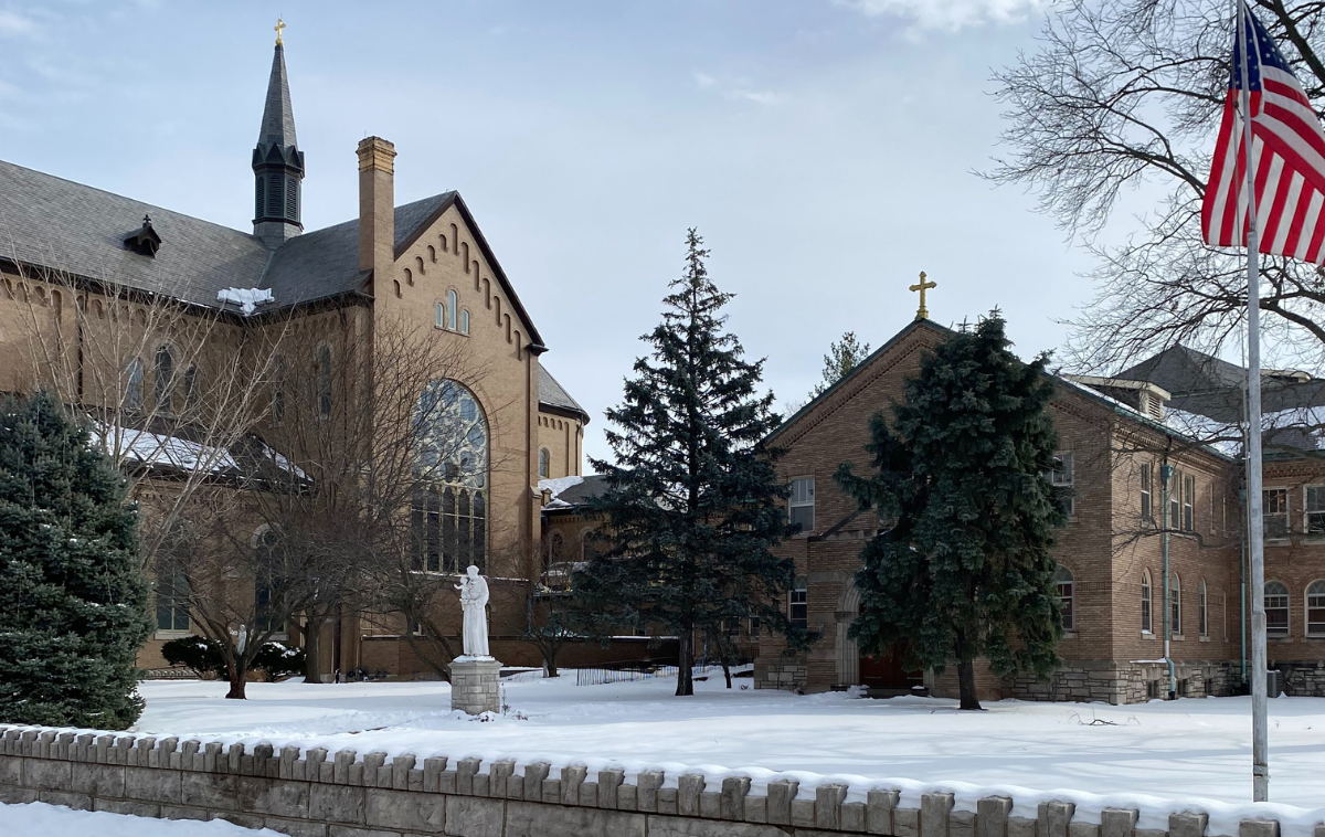 Ten inches of snow and harsh winds didn&rsquo;t keep parishioners away from Mass at St. Anthony of Padua Catholic Church in St. Louis, but it afforded the friars there a chance to shuffle cards and break out the board games for some much-appreciated fraternal fun. (Photo courtesy of Br. Jim Lause, OFM)