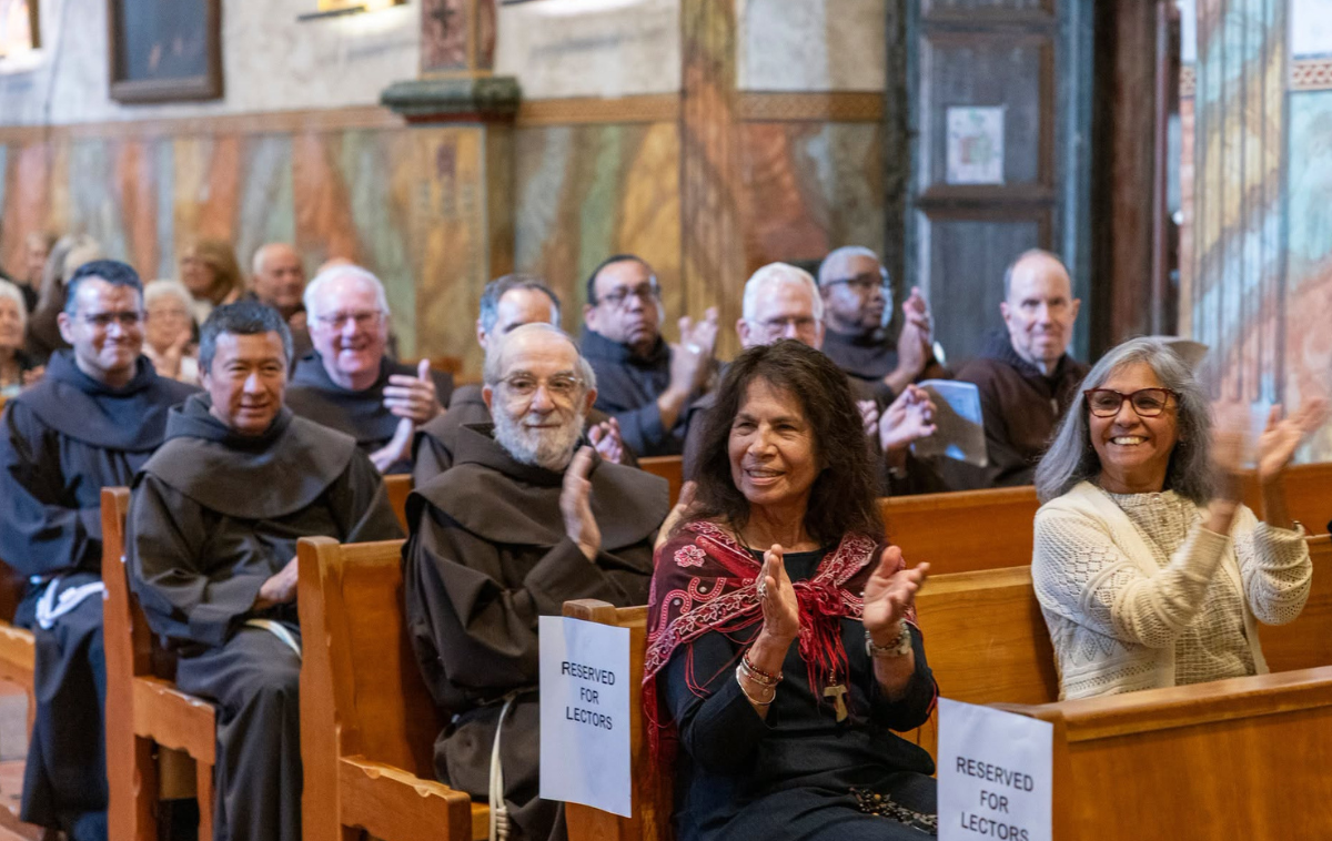 The congregation gave a warm welcome to the province's new simply professed.