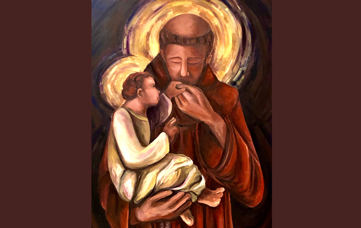 Fernando Martins de Bulh&otilde;es took the name Anthony after the patron of their hermitage, St. Anthony of Egypt, and hoped to become a missionary. (Word of God, by Br. Michael Reyes, OFM)