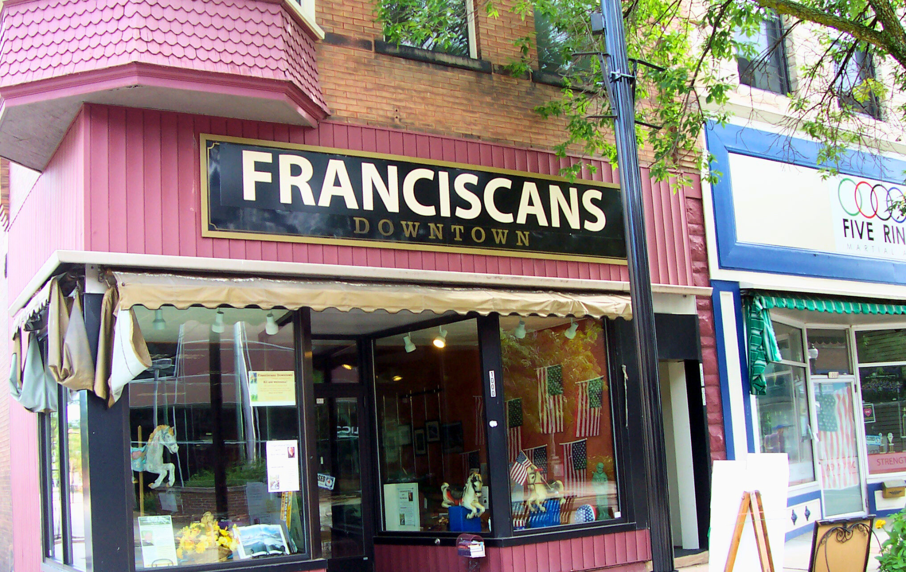 The Franciscan Downtown storefront in Stevens Point, Wisconsin. (Photo courtesy of Franciscan Friars Charities)